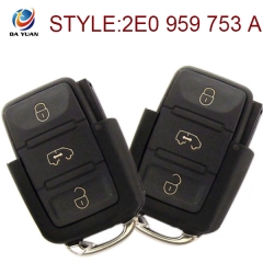 AK001038 for VW Flip Remote Key 3 Button 434MHz 2E0 959 753 A