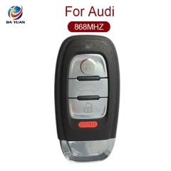 AK008032 for Audi A6L.A4L.Q5.S5.RS5.A7.A8L 3+1Button Smart Key  PANIC 868MHZ