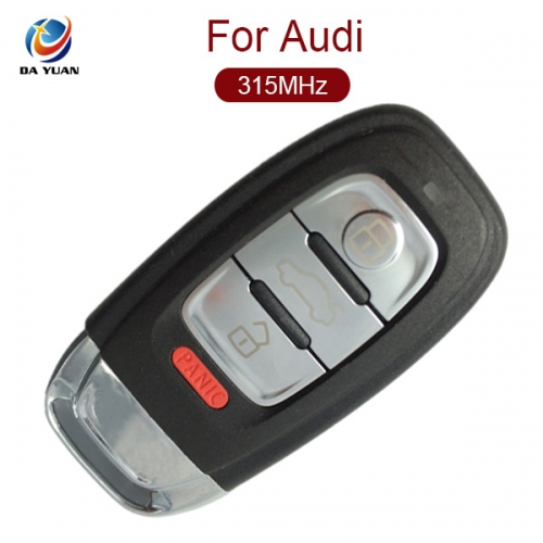AK008030 for  Audi A6L.A4L.Q5.S5.RS5.A7.A8L 3+1 Button Smart Key  PANIC 315MHZ