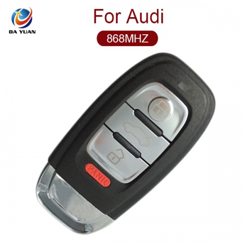 AK008032 for Audi A6L.A4L.Q5.S5.RS5.A7.A8L 3+1Button Smart Key  PANIC 868MHZ