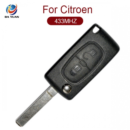 AK016010 for Citroen 2 Button C2 C3 CAN Remote Key 433MHZ