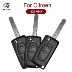 AK016010 for Citroen 2 Button C2 C3 CAN Remote Key 433MHZ