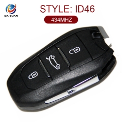 AK016019 Original for Citroen DS  Smart Key 3 Button 434MHz ID46