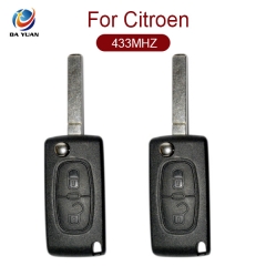 AK016010 for Citroen 2 Button C2 C3 CAN Remote Key 433MHZ