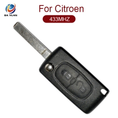 AK016010 for Citroen 2 Button C2 C3 CAN Remote Key 433MHZ