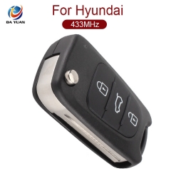 AK020023 For Hyundai IX35 3 button Flip Key(433MHz)