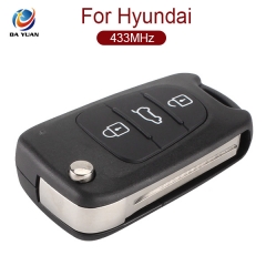 AK020023 For Hyundai IX35 3 button Flip Key(433MHz)