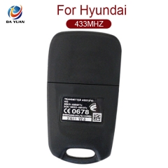 AK020031 For Hyundai Veloster 3 Button Flip Remote  Key 433MHZ