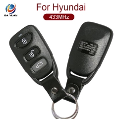 AK020025 For Hyundai Tucson 3 Button Remote Key(433MHZ)