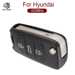 AK020023 For Hyundai IX35 3 button Flip Key(433MHz)