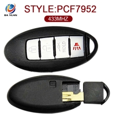 AK027022 for NISSAN New sunshine march 3 Button smart card 433MHZ ID46(PCF7952)