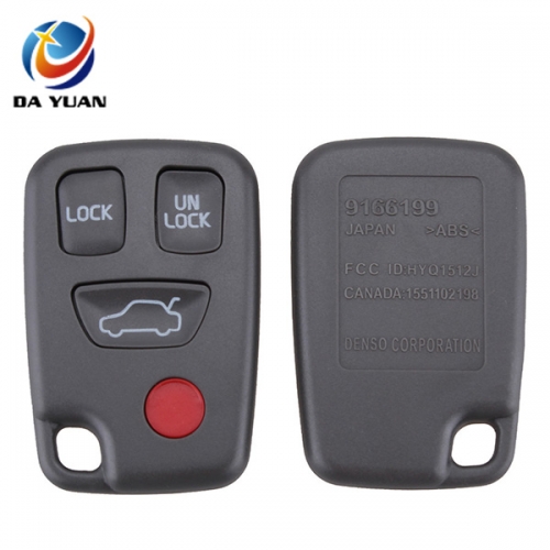 AS050003 Remote Key Fob Case 4 Buttons for 98-04 for Volvo S80 V40 V70 XC70 XC90
