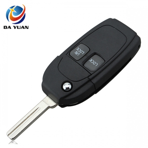 AS050007 Car Remote Flip Key Case Cover Fob 2 Buttons for Volvo