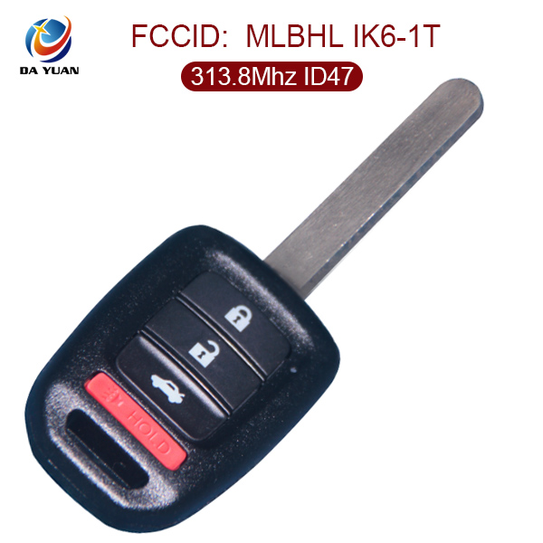 Ak003080 Honda Remote Key 31 Button 3138mhz Id47 Fccid Mlbhl Ik6 1t