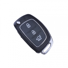 AS020034 3 Buttons Flip Remote Key Shell Case 2013 2014 for HYUNDAI Santa Fe (ix45)
