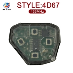 AK007048 for Toyota Hilux 2+1 button Remote Key 433MHz,4D-67chip MDL B42TA