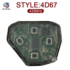 AK007049 for Toyota Hilux 4button Remote Key(Austrilia) 433Mhz. 67chip MDL B44TA