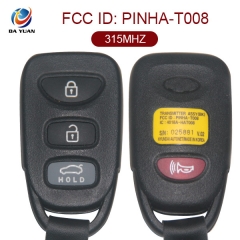 AK020041 For Hyundai remote 315mhz 3+1 BUTTON FCC ID PINHA-T008