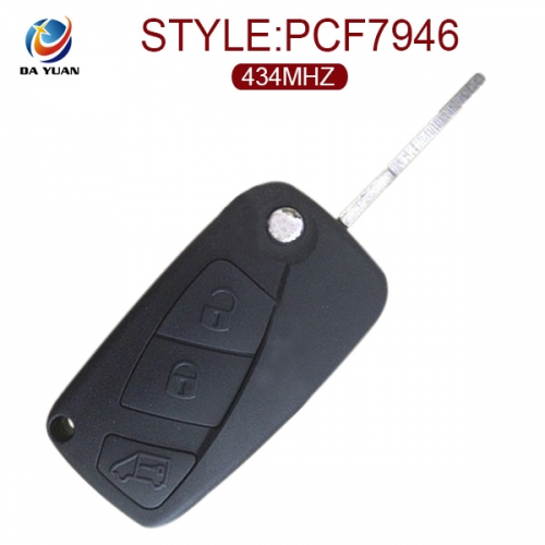 AK017008 For Fiat Flip Key Button 434Mhz PCF7946