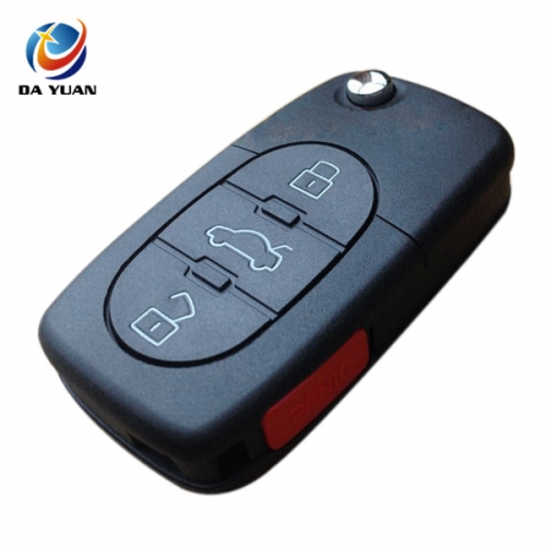 AS008013 FOR Audi 3+1 button battery box Flip remote control key