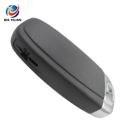 AS008020 3 Buttons Remote smart Key card Shell For Audi A2 A3 A4 b6 b8 a8 a7 TT a6 c6 q5 q7 Fob Blank car key Case With audi Logo