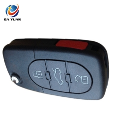 AS008013 FOR Audi 3+1 button battery box Flip remote control key