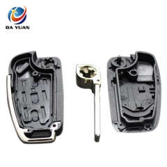 AS008021 For Audi A6 A6L A8 Flip Folding 3 Button Car Remote Key Shell