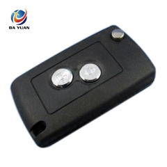 AS009017 Flip Key Case 2 button for Peugeot 107 207 307 407 607