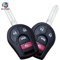 AS027020 for Nissan 3+1 Button Remote Key Shell