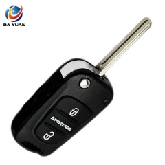AS020023 for Hyundai sportage 3 buttons Flip Remote Key Shell