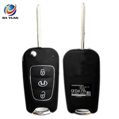 AS020018 for Hyundai 3 buttons Flip Remote Key Shell