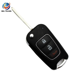 AS020019 for Hyundai Flip Remote Key Shell 3 Button