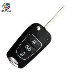 AS020018 for Hyundai 3 buttons Flip Remote Key Shell