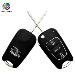 AS020017 for Hyundai Buick 3 buttons Flip Remote Key Shell