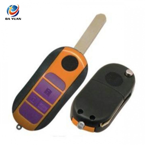 AS003038 Porsche Style for Honda Flip Remote Key Shell 3+1 Button