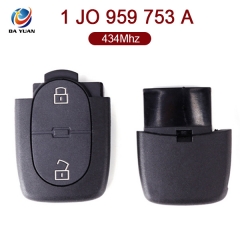 AK001019 for VW Remote Key 2 Button 434MHz 1 JO 959 753 A