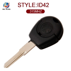 AK001040 for Volkswagen JETTA 2 Button Remote Key (Model 753A) ID42 315MHz