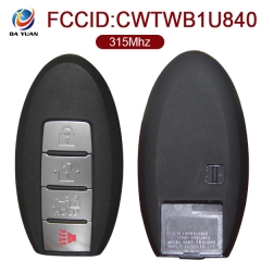 AK027046 for Nissan Leaf Smart Key 3+1 Button 315MHz CWTWB1U840 285E3-3NF4A