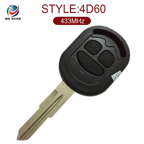 AK014013 for Chevrolet Remote Key 3 Button 433MHz 4D60