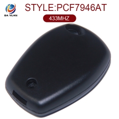 AK010010 for Renault Remote Key 3 Button 433MHZ PCF7946AT Without Logo