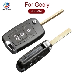 AK031003 for Geely Vision 2015 New Folding Remote Key 3 Button 433MHz