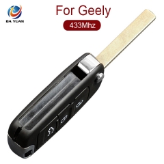 AK031003 for Geely Vision 2015 New Folding Remote Key 3 Button 433MHz