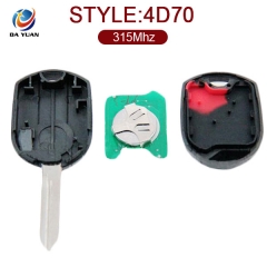 AK018027 for Ford 4 Button Complete Remote(Laser Blade) 315MHz 4D70