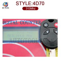 AK018027 for Ford 4 Button Complete Remote(Laser Blade) 315MHz 4D70