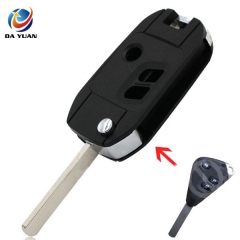 AS034008 For SUBARU Remote FLip 3 button Key Shell