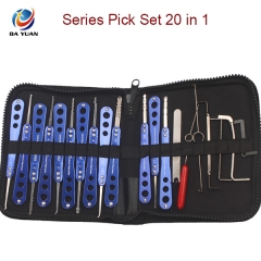 LS06041 Ch-ampion Series Pick Set 20 in 1 for Locksmiths