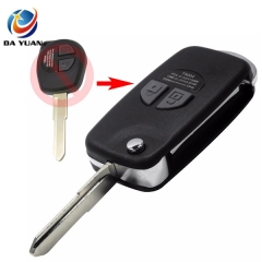 AS048014 Flip Folding Remote Key Case Shell fit for SUZUKI SX4 Swift 2 Button With Button Pad With sticker