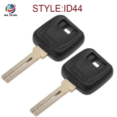 AK050005 New Replacement Uncut Blade Ignition Transponder Chip Key For Volvo C70 S70 With ID44  Chip