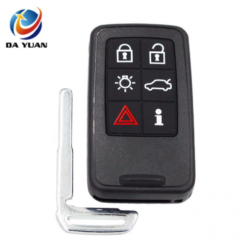 AS050015 Remote Car Key shell Fob 5+1 Button for Volvo S60 S80 V70 XC60 XC70