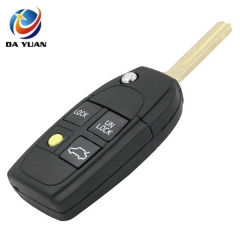 AS050016 Modified Flip Folding Remote Key CASE Shell For VOLVO XC70 XC90 S40 S60 S70 S80 S90 V40 V70 V90 C70 Case FOB 3+1 Button